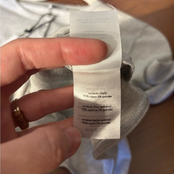 WeWoreWhat Gray Long Sleeve Bodysuit - Picture 4 of 5